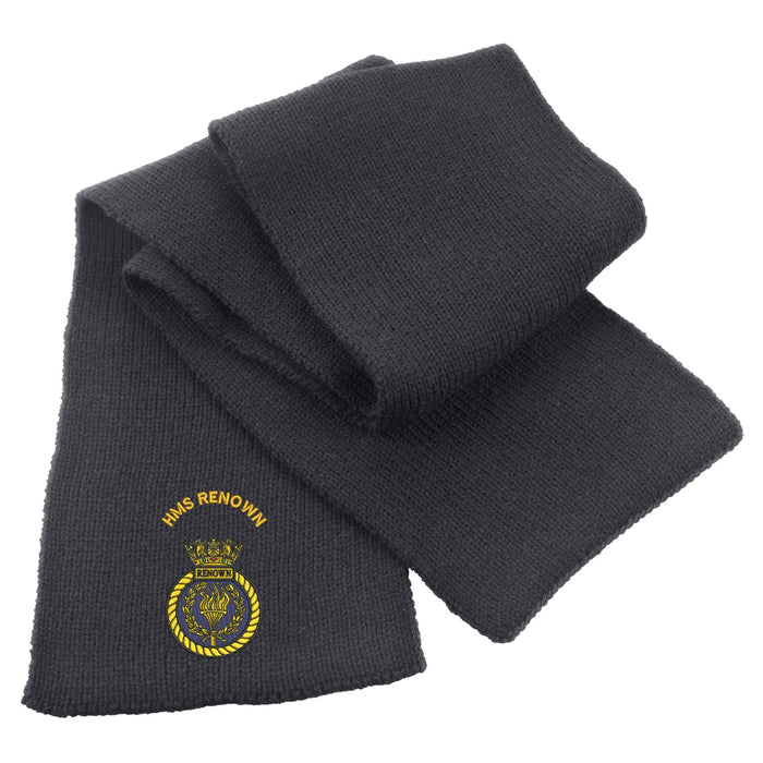 HMS Renown Heavy Knit Scarf