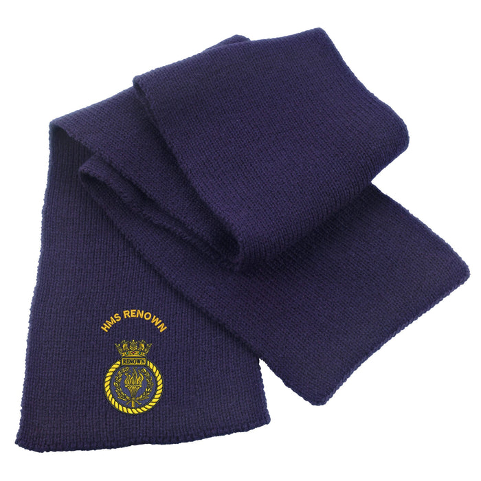 HMS Renown Heavy Knit Scarf