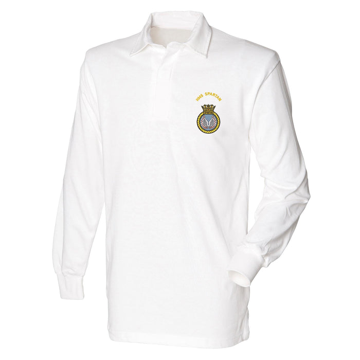 HMS Spartan Long Sleeve Rugby Shirt