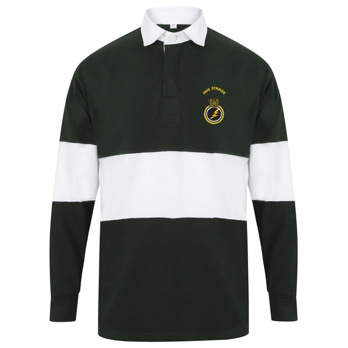 HMS Striker Long Sleeve Panelled Rugby Shirt