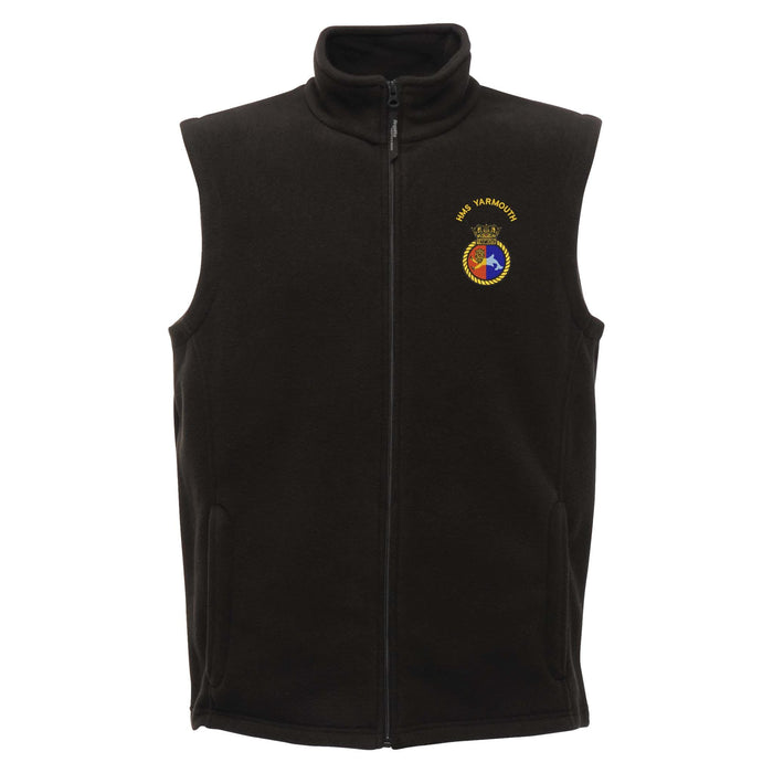 HMS Yarmouth Fleece Bodywarmer