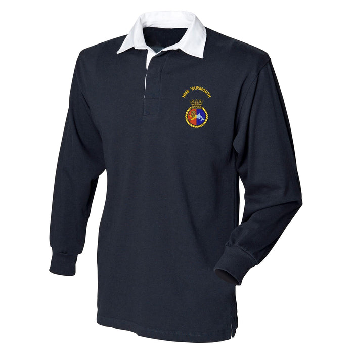 HMS Yarmouth Long Sleeve Rugby Shirt