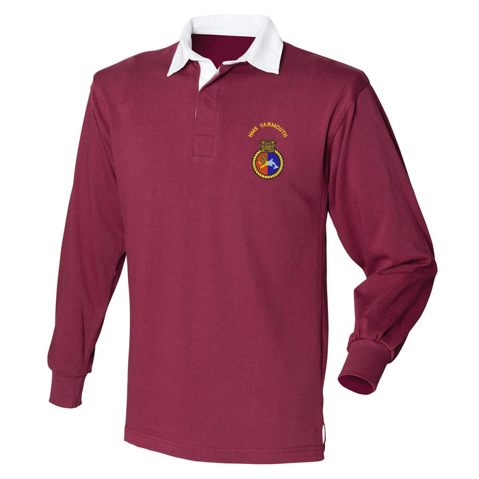 HMS Yarmouth Long Sleeve Rugby Shirt