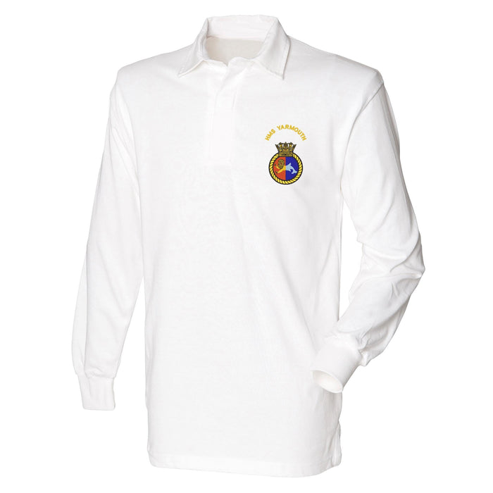 HMS Yarmouth Long Sleeve Rugby Shirt