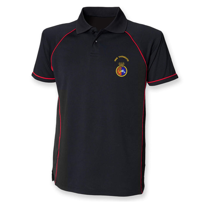 HMS Yarmouth Performance Polo