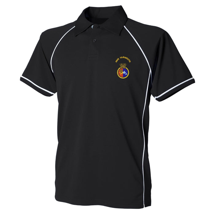 HMS Yarmouth Performance Polo