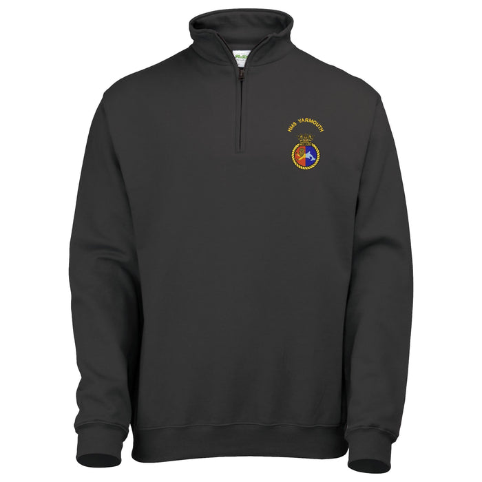 HMS Yarmouth 1/4 Zip Sweatshirt