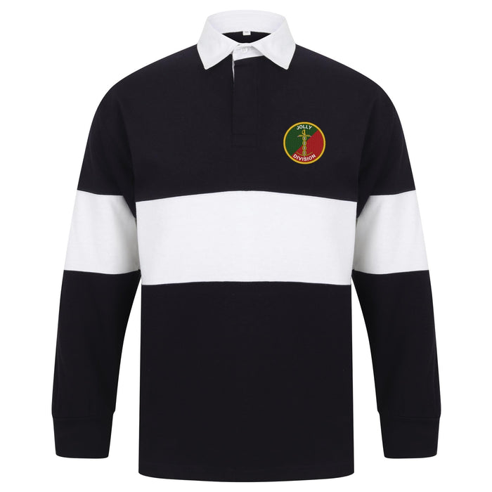 Jolly Division BRNC Long Sleeve Panelled Rugby Shirt