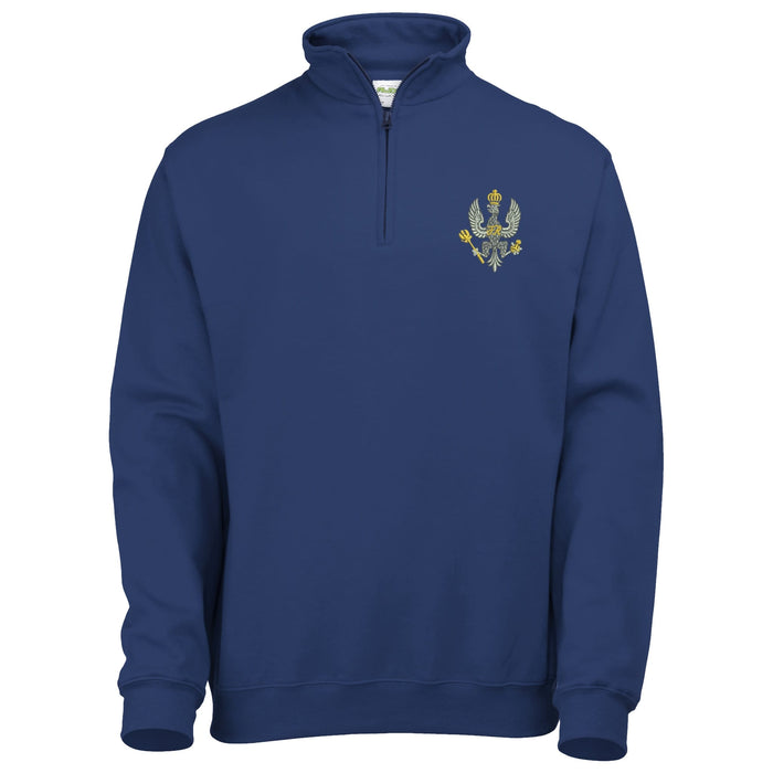 Kings Royal Hussars 1/4 Zip Sweatshirt