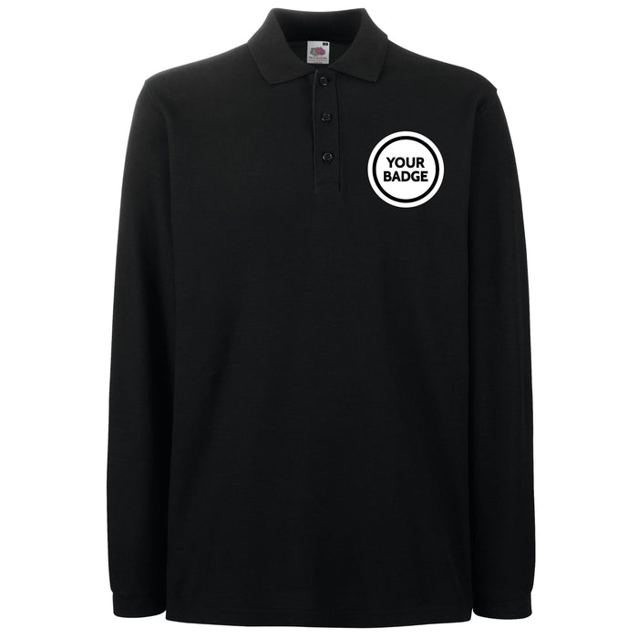 HMS Hermes Long Sleeve Polo Shirt