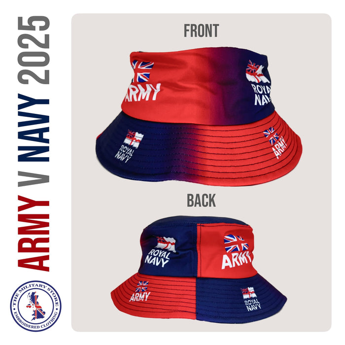 Army and Royal Navy Bucket Hat - Army v Navy 2025