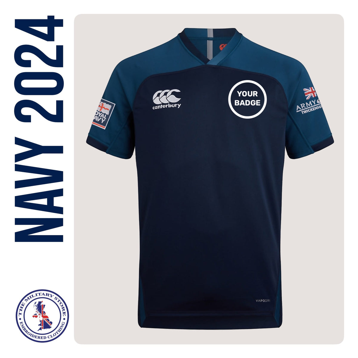 Army v Navy Rugby Match Shirt Twickenham 2024 NAVY Rugby Shirt — The