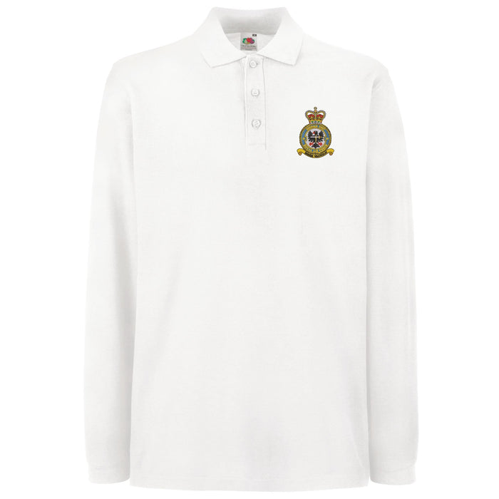 No 26 Signals Unit RAF Long Sleeve Polo Shirt