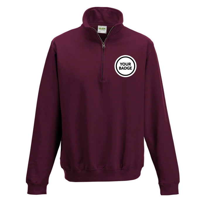 Cheshire Regiment 1/4 Zip Sweatshirt