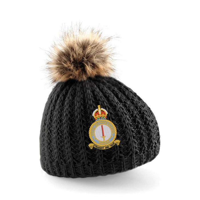 RAF Leeming Pom Pom Beanie Hat