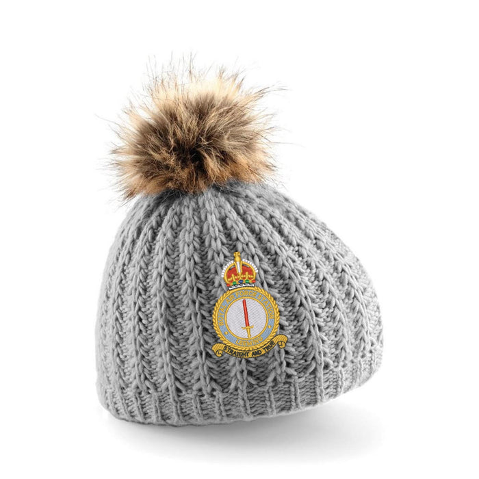 RAF Leeming Pom Pom Beanie Hat