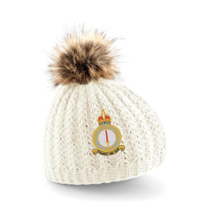 RAF Leeming Pom Pom Beanie Hat