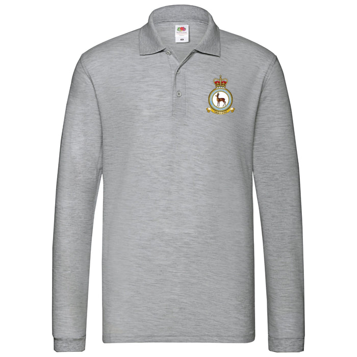 RAF School of Physical Training Long Sleeve Polo Shirt