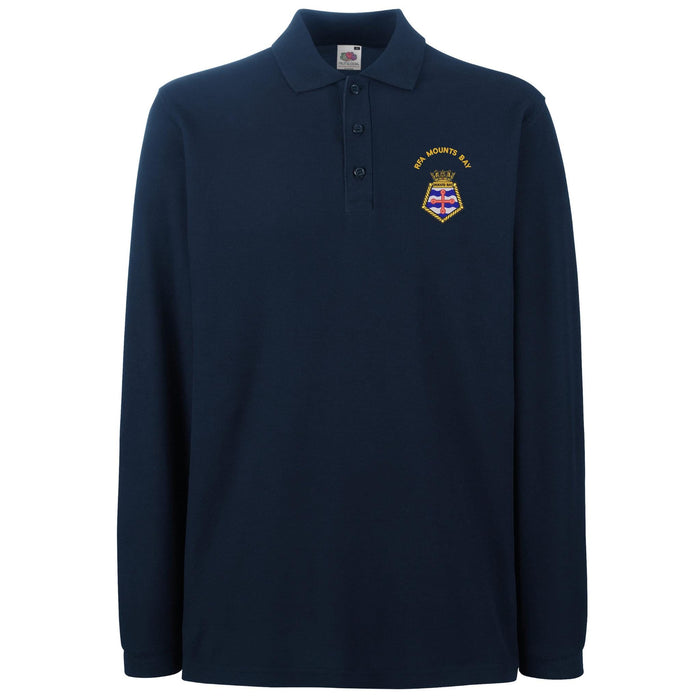 RFA Mounts Bay Long Sleeve Polo Shirt