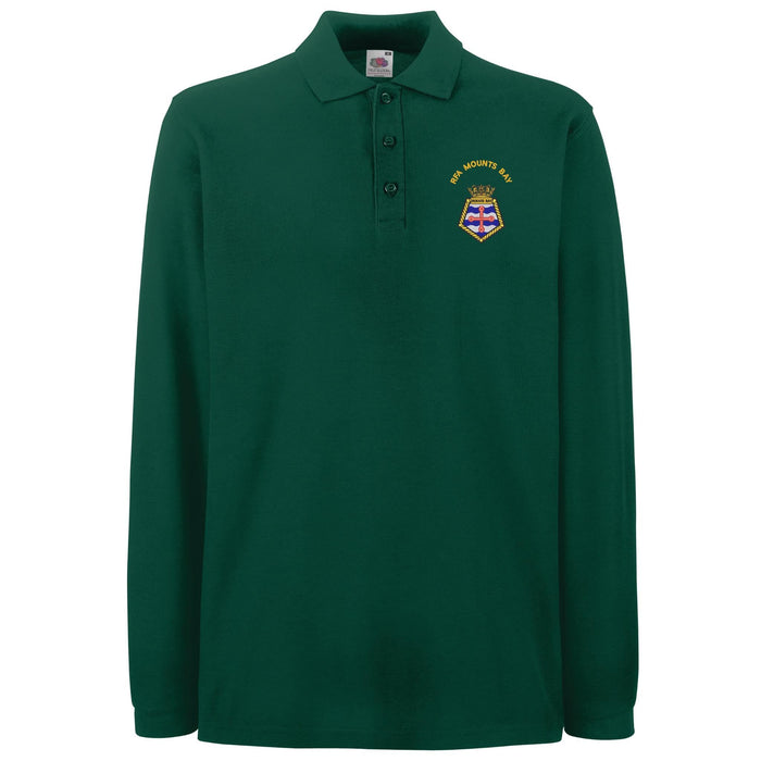 RFA Mounts Bay Long Sleeve Polo Shirt