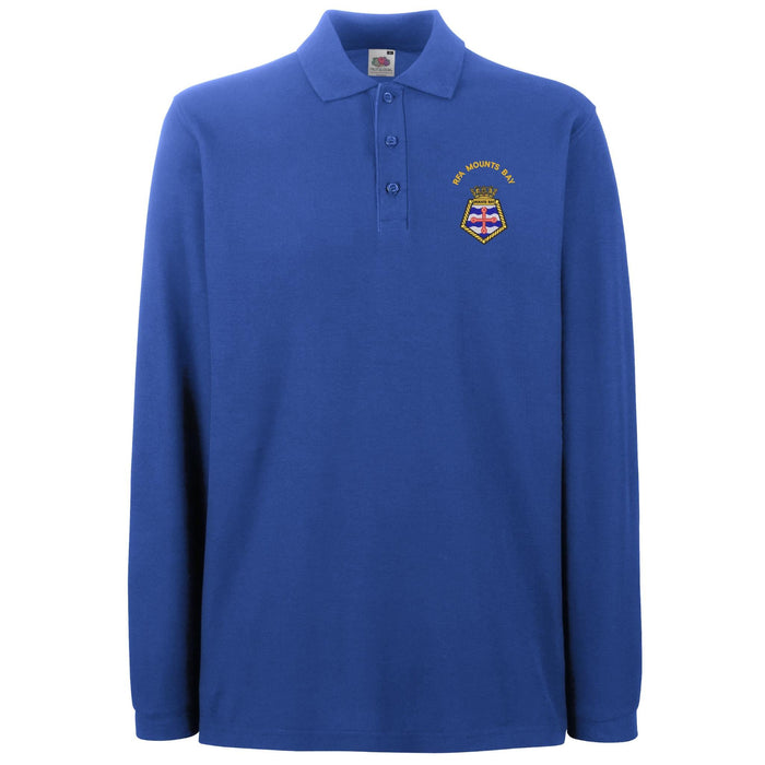 RFA Mounts Bay Long Sleeve Polo Shirt