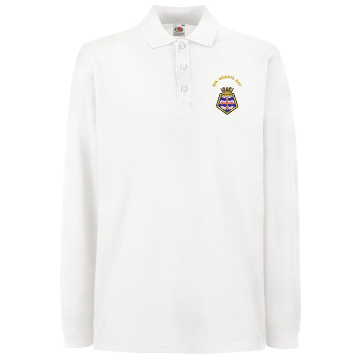 RFA Mounts Bay Long Sleeve Polo Shirt