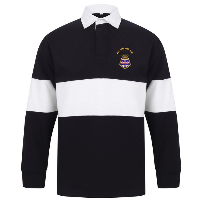 RFA Mounts Bay Long Sleeve Panelled Rugby Shirt