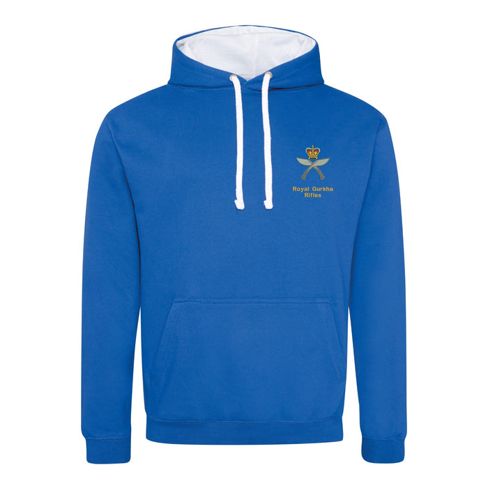 Royal Gurkha Rifles Varsity Contrast Hoodie