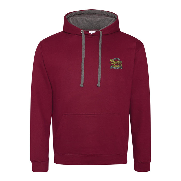 Royal Leicestershire Regiment - Tiger Varsity Contrast Hoodie