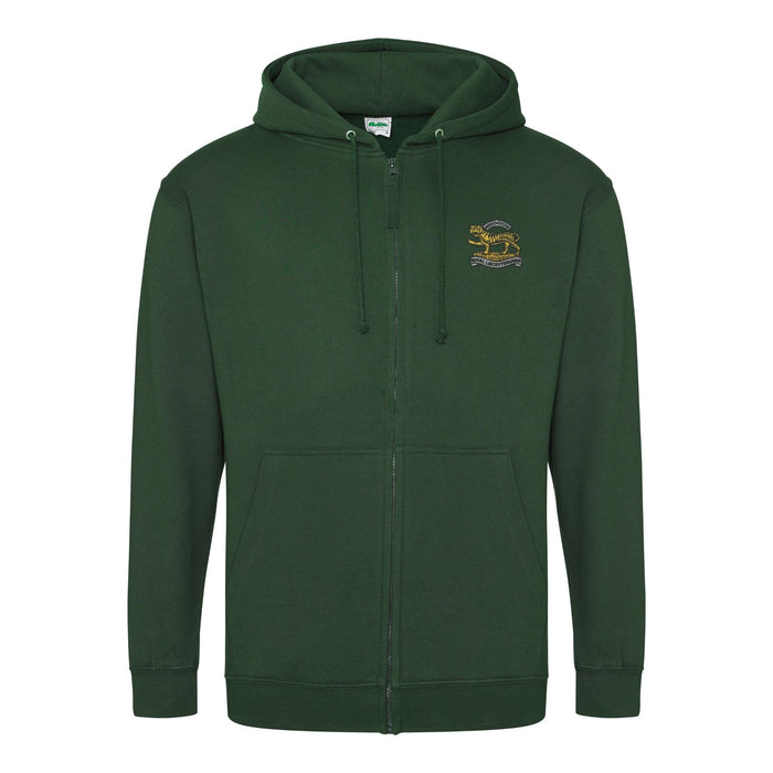 Royal Leicestershire Regiment - Tiger Zipped Hoodie