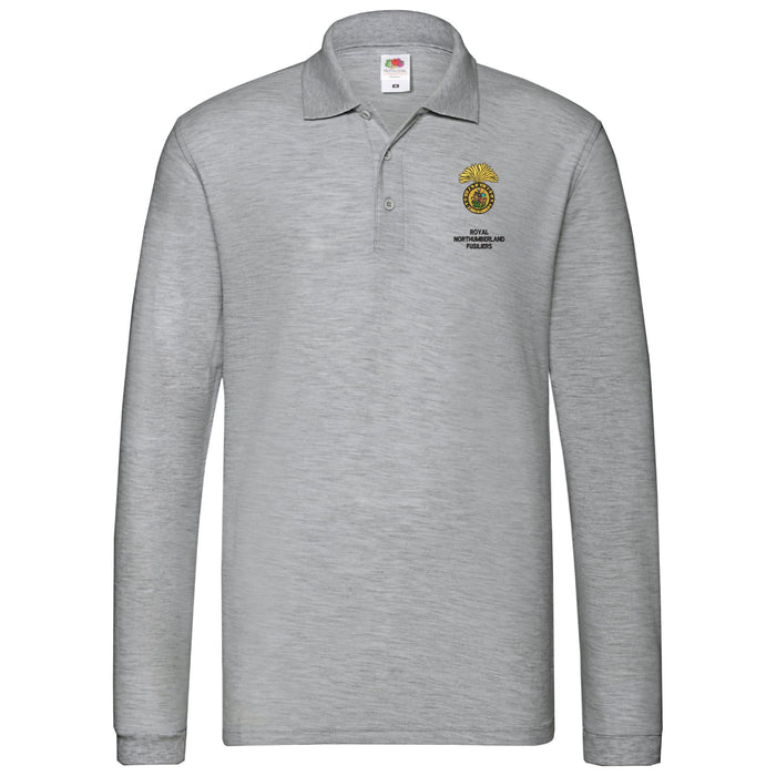 Royal Northumberland Fusiliers Long Sleeve Polo Shirt