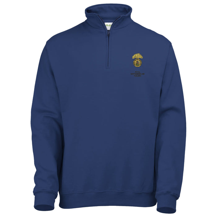 Royal Northumberland Fusiliers 1/4 Zip Sweatshirt