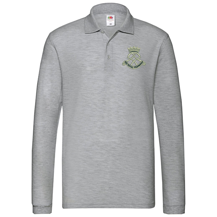 Royal Yeomanry Long Sleeve Polo Shirt