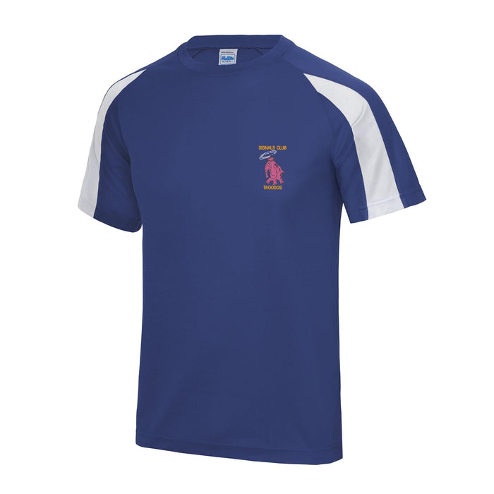 Signals Club Troodos Contrast Polyester T-Shirt