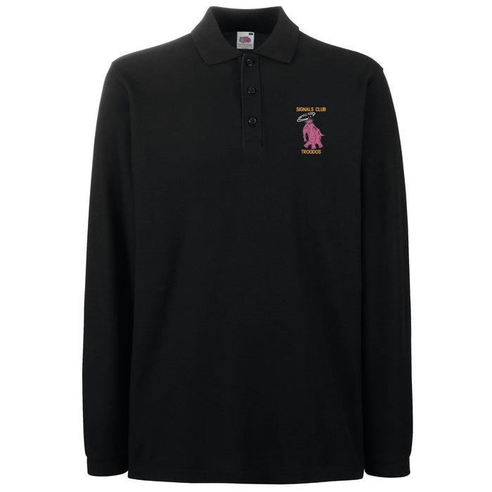 Signals Club Troodos Long Sleeve Polo Shirt