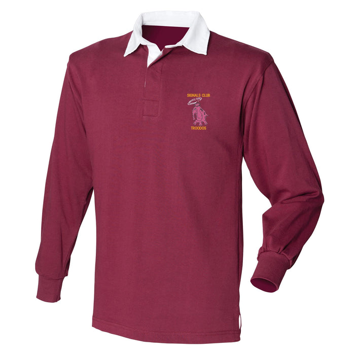 Signals Club Troodos Long Sleeve Rugby Shirt