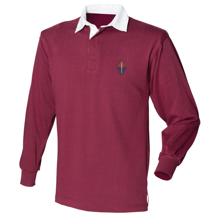 20 Battery Royal Artillery Long Sleeve Rugby Shirt