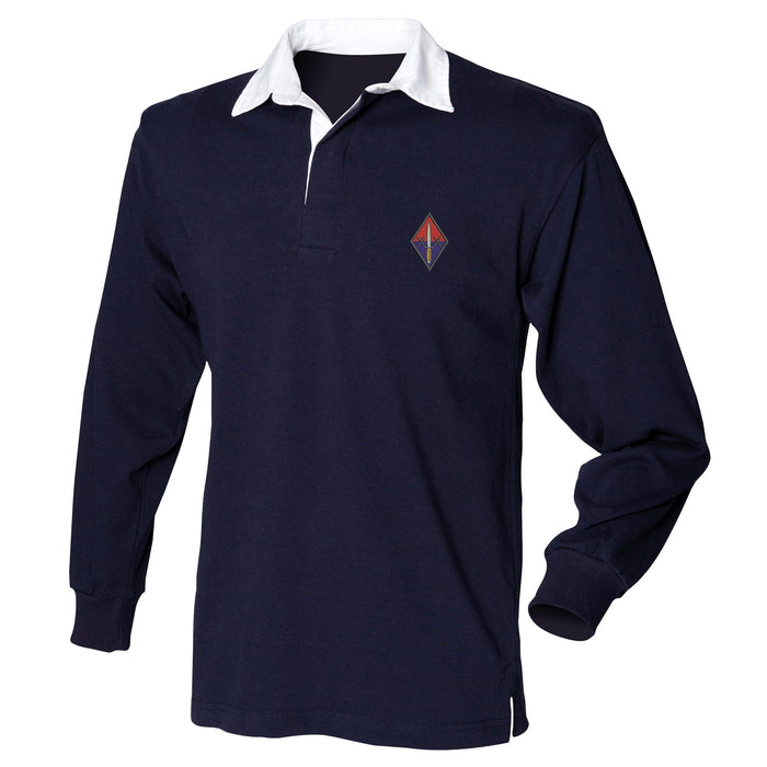 20 Battery Royal Artillery Long Sleeve Rugby Shirt