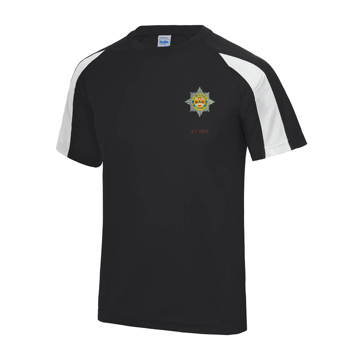 4th/7th Royal Dragoon Guards Contrast Polyester T-Shirt