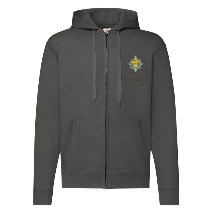 4th/7th Royal Dragoon Guards Zipped Hoodie