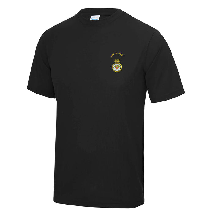 HMS Alacrity Polyester T-Shirt — The Military Store