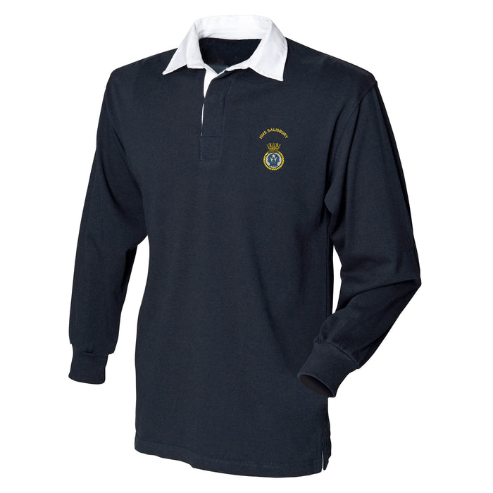 HMS Salisbury Long Sleeve Rugby Shirt